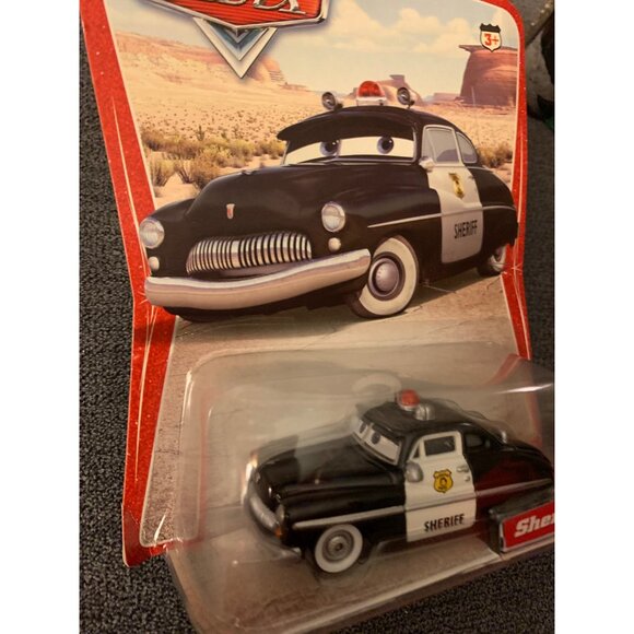 Disney Pixar Cars Sheriff Die-Cast Toy Car Figurine 1:55 Scale By Mattel - Picture 2 of 10